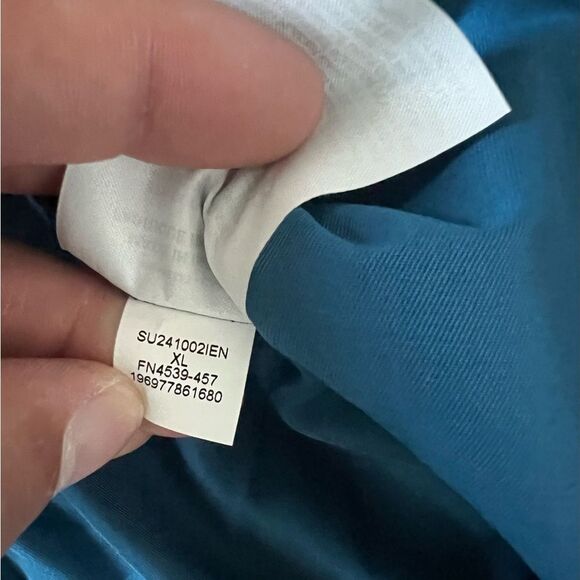 Jordan Nike Air Cargo Pants Woven Straight Leg Teal - Picture 13 of 13